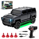 LinkMejor E86 E87 RTR 1/64 2.4G 4WD Drift RC Car SUV Mini Race LED Light Two Speed Full Scale Radio Control High-Speed Motor On-Road Racing Vehicle Model Boys Gifts Toys