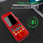 LinkMejor O9 2*50MHZ Dual Channel 3in1 Oscilloscope Multimeter Signal Source 3.98inch TFT Display Oscope Meter Handheld Oscilloscope 250MSa/s Sampling Rate with Waveform Save and View Function