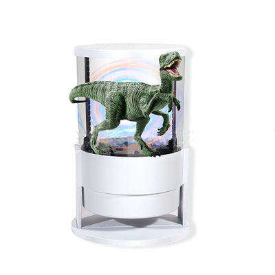 3D Hologram Projector Fan With Built-in Bluetooth Speaker 360° Viewing Angle Cylindrica Screen Advertising Display Machine APP Control