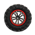 2PCS Hub Wheel Rim & Tires For 9125 1/10 2.4G 4WD RC Car Parts No.25-ZJ02