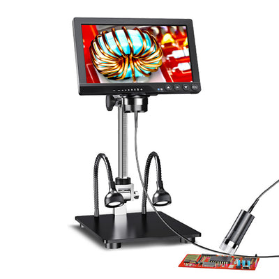 PM070 7 Inch Digital Microscope Lens separation design IPS LED Lights Adjustable Brightness Type-C USB 2.0 Multilingual Suppot for Windows Ma