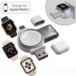 3W USB-C Portable Wireless Charger for iWatch 8 7 6 SE 5 4 Charging Dock Station