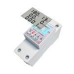 MAIQ-63 63A 110V 220V Tuya WiFi Energy Meter Kwh Metering Switch Timing Function with Voltage Current and Leakage Protection Work with Alexa Google Assistant