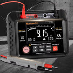Insulation Resistance Tester High Voltage Megohmmeter 250V-2500V 1MΩ-40GΩ Digital Display AC DC Voltage Measurement Auto Range Professional Electric Testing Device