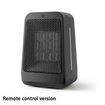 1200W PTC Dual-Purpose Mini Home Heater with Remote Control Intelligent Timing Electric Heater for Bedside Tables Office Desks Floors