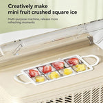 Comfook 120W Portable Mini Desktop Ice Maker Quick 8 Solid Ice Cubes in 15-20Mins Fast Ice Making Quiet & Compact for Home Office Camping Car Use