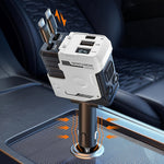 4 in 1 Retractable Car Charger Support 120W USB C Car Charger Adapter with 2 USB Ports Car Phone Charger for Samsung