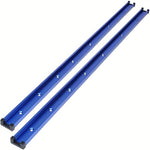2 Packs 800mm Universal 3/4 T-Track with Predrilled Mounting Holes 30 Type T Track for Woodworking Jigs and Fixtures