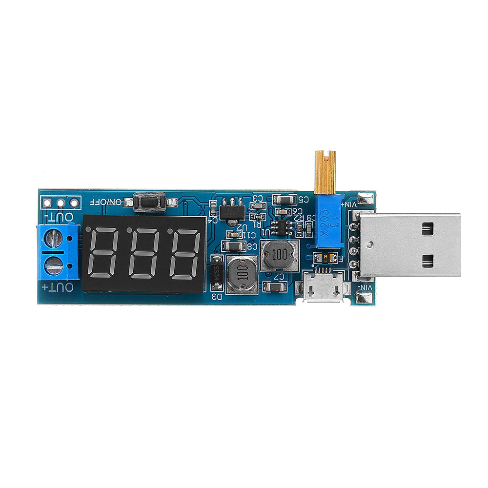 DC 3.5- 12V To DC 1.2-24V DC-DC USB Step UP Down Power Supply Module Adjustable Boost Buck Convert