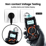 EU US Direct Kaiweets KM100S Digital Multimeter True-RMS Backlit for AC DC Voltage Current Resistance Capacitance Measures Ideal for Household Automotive and Industrial Usage
