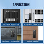 LinkMejor Smart Lock Wi-Fi 6 Unlock Methods Automatic Face Fingerprint Password Card Key App Control 1800mAh Battery