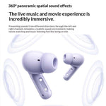 QCY N20 TWS bluetooth V6.0 Earphone -50dB Depth Noise Cancelling 6-Mic AI Call Noise Reduction Low Delay In-ear Sports Headphones