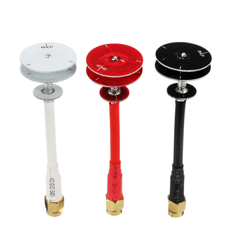 Realacc 5.8GHz 5dBi 50W Omnidirectional Flat Panel Antenna SMA/RP-SMA Tower Plated for FPV Racing Drone RC Transmitter Receiver