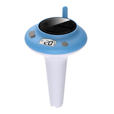 Solar Pool Thermometer 782 Floating IPX8 Waterproof Digital Water Gauge with Type-C Charging for Swimming Pools Hot Tubs Spas
