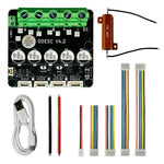 LinkMejor ODESC V4.2 Single Drive High Current High Precision Brushless Servo Motor Controller Based On ODrive3.6 Upgrade, Software Configuration Compatible With Odrivetool FOC BLDC RC Car Parts