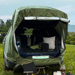 Xmund Camping Car Rear Tent Outdoor Car Trunk Tent Canopy Car Trunk Extension Tent Sunshine-Proof Camping Equipment Travel Supples