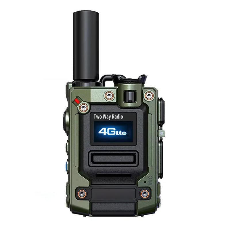 Global Walkie Talkie 4G LTE 6800mAh Battery Type-C Charge Europe Version SIM Card