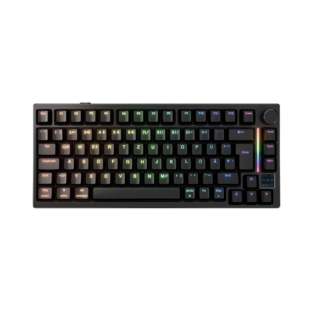 LinkMejor TK75HE V2 Hall Effect Tri-mode Magnetic Keyboard 8K Polling Rate 0.005mm RT Accuracy TOP Structure 75% US / DE ISO Layout DIY Customization Wireless Mechanical Gaming