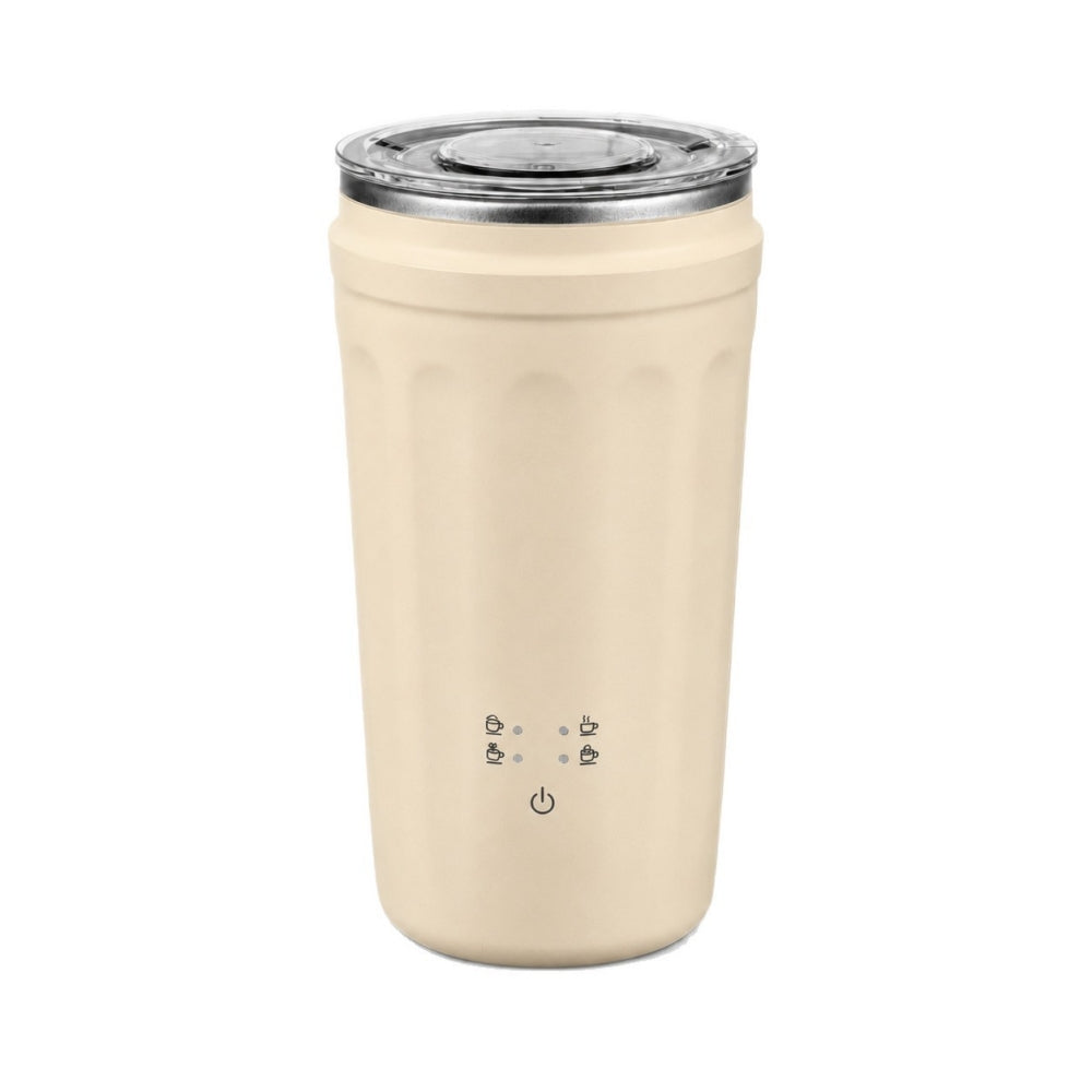 Comfook 300W 4-In-1 Portable Milk Frother 2-Min Fast Heating 300ml Capacity Low Noise Operation Multifunctional Electric Milk Foam Maker for Coffee Latte Cappuccino