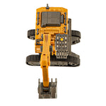 HJ 555-104 555-102 RTR 1/64 2.4G Mini RC Car Alloy Dump Excavator Support App Remote Controlled LED Light Sound Engineering Vehicle Desktop Toys Model Collection Gift For Boys