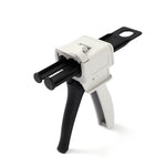 Universal 50ml AB Glue Gun 1:1/2:1 Ratio Plastic Durable Epoxy Dispenser Grey and Black for Precise Bonding