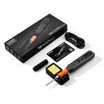 LinkMejor TB1 Wireless Soldering Iron Type-C 65W 0.96 Inch IPS LCD T210 Portable Rechargeable Soldering Iron Kit