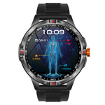 V45 1.46-inch HD Display 1000mAh Massive Battery Compass IP68 Waterproof bluetooth Call Heart Rate Blood Oxygen Monitor Sleep Monitoring Breathing Exercise Multi-sport Modes Smart Watch