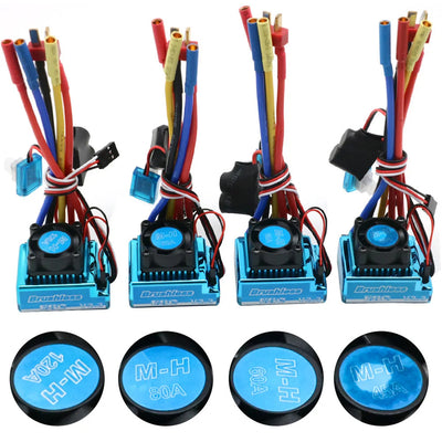 Waterproof 45A 60A 80A 120A Brushless ESC Electric for 1/8 1/10 1/12 RC Car Parts