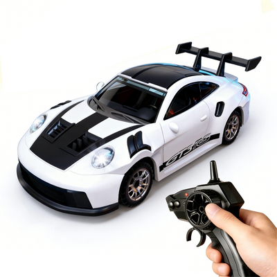 LinkMejor D43-01Q RTR 1/64 2.4G 4WD Mini Drift RC Car Sports Alloy Body Shell LED Light High Speed On-Road Micro Racing Remote Control Vehicles Models Desktop Ornaments Toys