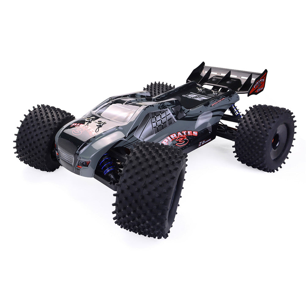 LinkMejor 9021-V3 1/8 2.4G 4WD 80km/h 120A ESC Brushless RC Car Full Scale Electric Truggy RTR Toys