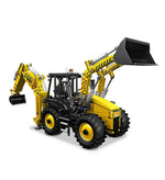 Mould King 17036 RC Backhoe Loader Technical Truck Engineering Car MOC Building Block Brick Assembly Kit Support Remote Controll APP Controll for Children Birthday Gift