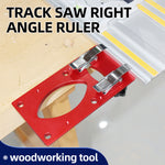 LinkMejor Track Saw Rail Square Guide Right Angle Guide Angle Stop for Makita Festool Milwaukee Track Saw Guide Rail