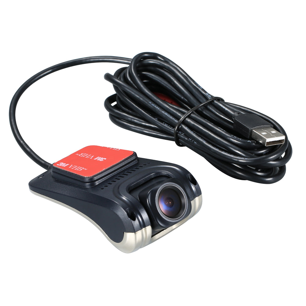 Car Camera Dashcam 720P HD 140° Large Wide Angle Car Driving Recorder F2.0 Large Aperture Night Vision