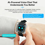 ESP32-S3 AI Smart Watch DIY Kit 0.96 Inch OLED Screen WiFi Rechargeable Voice Assistant for AI Dialogue Self Assembly