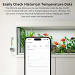 LinkMejor SNZB-02LD Zigbe LCD Smart Thermometer with Probe IP65 Waterproof for Fridge Pool Fish Tank Wine Cellar via ZBBridge-P