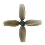2 Pairs / 6 Pairs 76mm 4-blade PC Propeller 2mm Shaft Hole Low Noise High Efficiency For FPV RC Soccer Drones