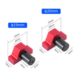 LinkMejor Aluminium19mm 20mm MFT Workbench Hole Bench Dog Clamp Non-slip Table Stopper for Woodworking DIY Project
