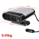 High-Quality Portable Car Heater Fan  Fast  Efficient  Reliable - Perfect for Tech-Savvy Car Owners