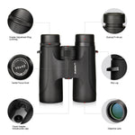 SVBONYs SV40 Binoculars 10x42/8x32mm HD Low-Light Night Vision Camcorder Ideal for Bird Watching Concert Camping Travel