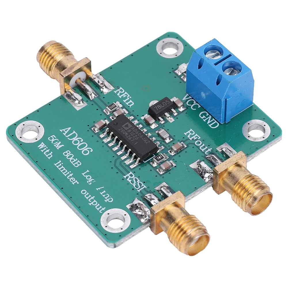 AD606 Log Amp Module Low Power 80dB Demodulation Logarithmic Amplifier Detector Adjustable Limiter for Sonar Ultrasonic