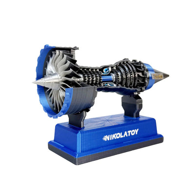 LinkMejor Miniature Trent 900 12cm Turbofan Engine Model Desktop Ornaments Science Discovery Toys