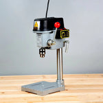High Speed Mini Drilling Machine 340W Adjustable 3 Speed Benchtop Drill Press 1-10mm Chuck for Wood Plastic Aluminum