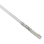 2-in-1 Metal Laser Sword with Hit Sound Seven Color Lights Rechargeable Perfect for Cosplay and Role-play
