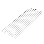 10Pcs 200x7x2mm Length 200mm OD 7mm 2mm Thick Wall Borosilicate Glass Blowing Tube Lab Factory School Home Tubes