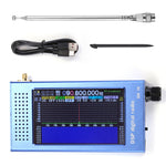 DeepSDR V6 High Performance DSP Digital Receiver 4.3 Inch IPS Touchscreen 192kHz Spectrum Display Multimode CW AM SSB FM Audio SDR Radio Receiver