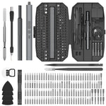 153-in-1 Electric Screwdriver Set 3 Speed Adjustable 650mAh Rechargeable Battery 4 LED Lighting 200rpm Versatile Torque Settings Complete Toolkit
