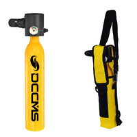 0.5L Aluminum Alloy Diving Tank 1kg Weight DCCMS