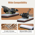 LinkMejor HD34 Pro Honing Guide For Chisels And Planes Woodworking Sharpening System With Sharpening Angle Fixture Angle Gauge