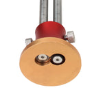 Double shaft Wheel Marking Gauge Wood Scriber Mortise Gauge Woodworking Marking Scribing Solid Bar
