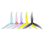 2Pairs / 6Pairs GEMFAN 5129.2-3 5129 5.1 Inch 3-blade PC Propeller 5mm Hole for RC FPV Racing Drones